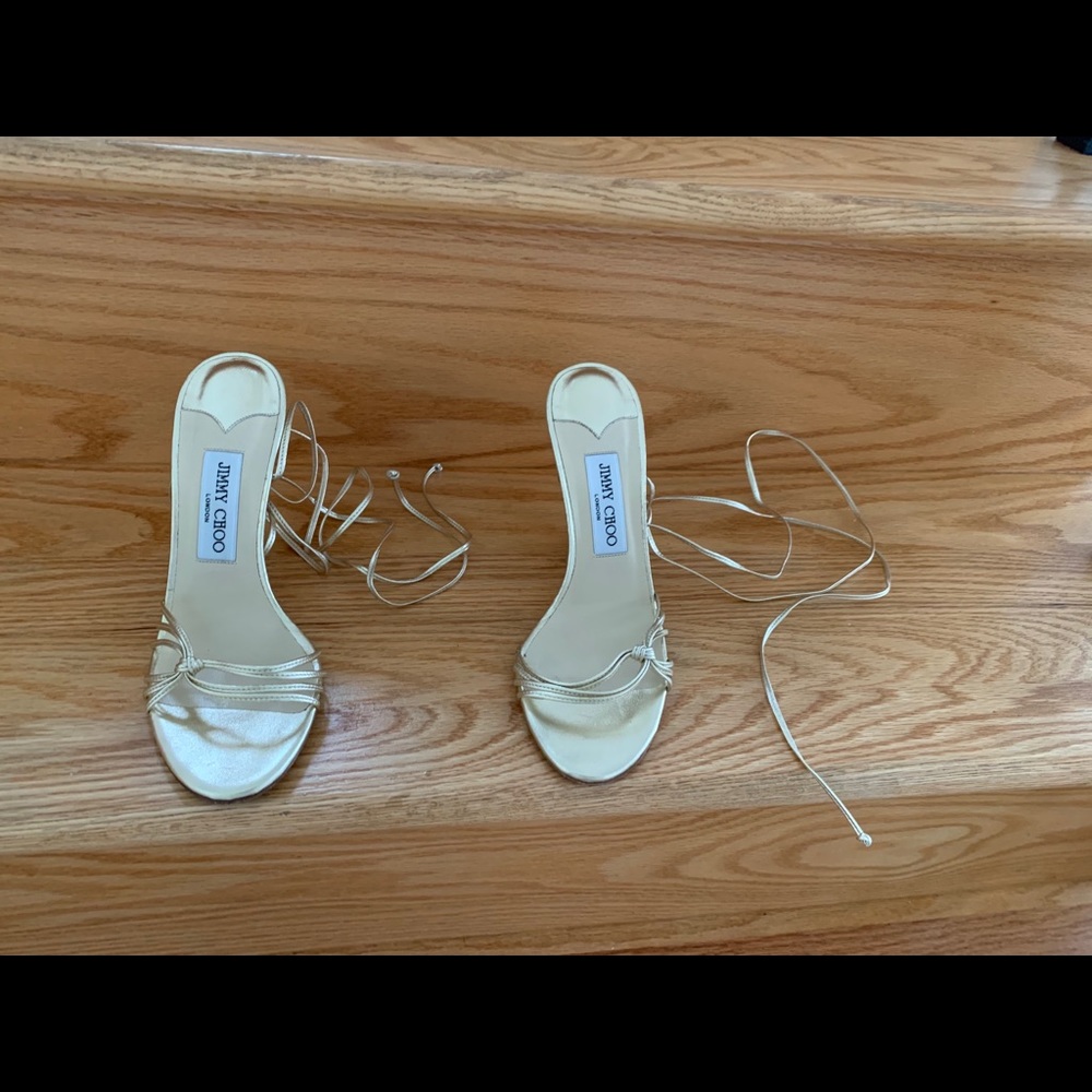 Jimmy choo straps heels